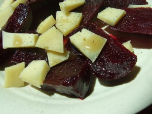 Vinegar and beets are the new salad couple on my plate.
