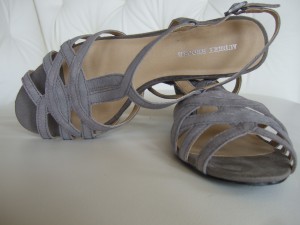 Grey sandals